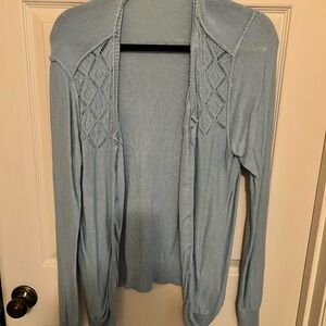 Loft soft blue cardigan